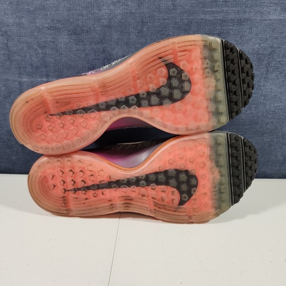 Nike Zoom All Out Flyknit Womens Size 10 845361-004 Gray Running Shoes Sneakers - Picture 7 of 9